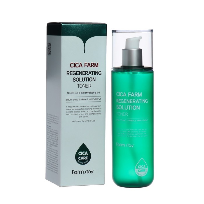 Восстанавливающий тонер для лица FarmStay с центеллой азиатской, 200 мл Восстанавливающий тонер для лица FarmStay с центеллой азиатской, 200 мл