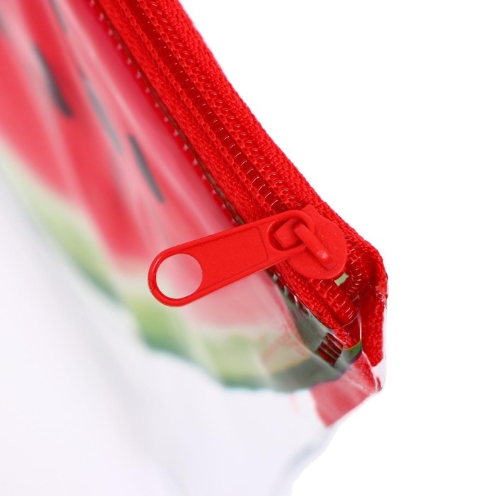 Пенал мягкий 1 отделение, 95 х 205 мм, плоский, ПВХ, Calligrata Пенал мягкий 1 отделение, 95 х 205 мм, плоский, ПВХ, Calligrata "Арбузик"