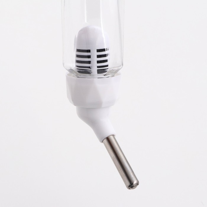 Поилка для грызунов, 80 мл, крепление-пружинка, белая Поилка для грызунов, 80 мл, крепление-пружинка, белая