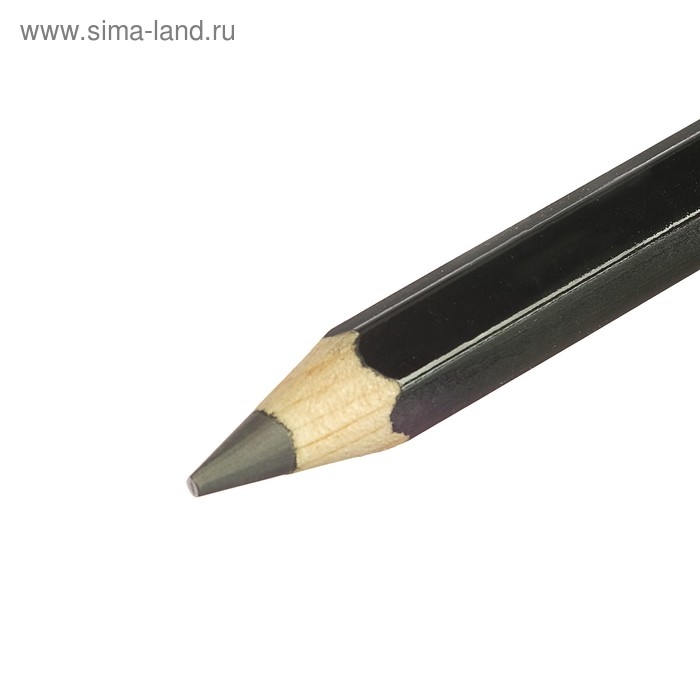Карандаш утолщенный чернографитный 5.6 мм, Koh-I-Noor Jumbo Black Star 1820 6B, L=175 мм Карандаш утолщенный чернографитный 5.6 мм, Koh-I-Noor Jumbo Black Star 1820 6B, L=175 мм