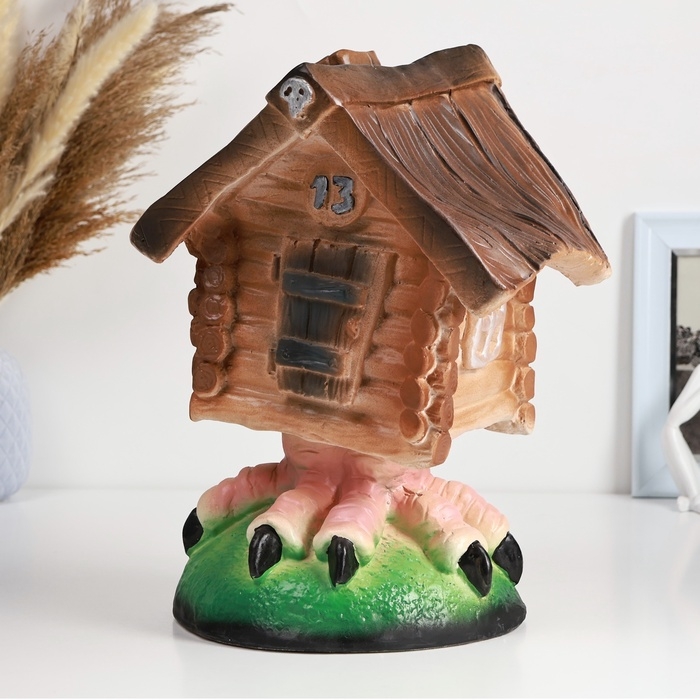 Копилка Копилка "Избушка" 21х21х32см, цветная