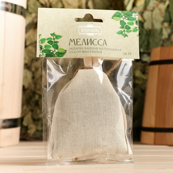 Запарка для бани натуральная Запарка для бани натуральная "Мелисса" 30 гр