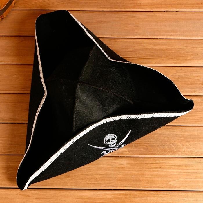 Шапка для бани Шапка для бани "Шляпа Пират"