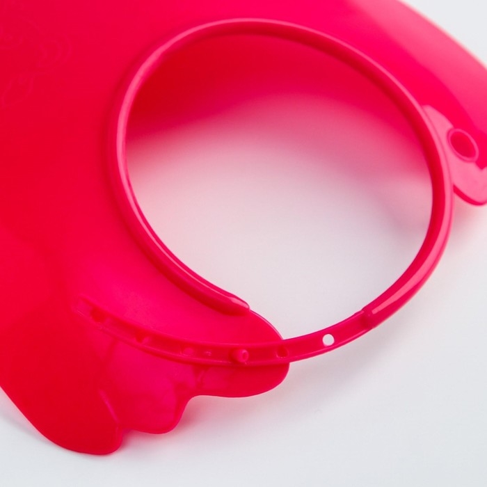 Нагрудник для кормления пластиковый с карманом, цвет красный Нагрудник для кормления пластиковый с карманом, цвет красный