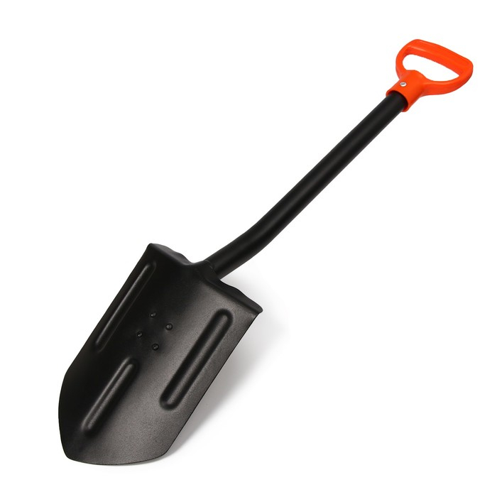 Лопата автомобильная, острая, L = 83 см, металлический черенок, с ручкой, Greengo Лопата автомобильная, острая, L = 83 см, металлический черенок, с ручкой, Greengo
