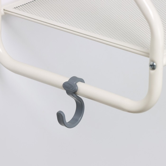 Полка настенная «Барселона 11», 45×24,5×30 см, цвет белый Полка настенная «Барселона 11», 45×24,5×30 см, цвет белый