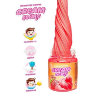 Игрушка ТМ «Slime»Cream-Slime с ароматом клубники, 250 г