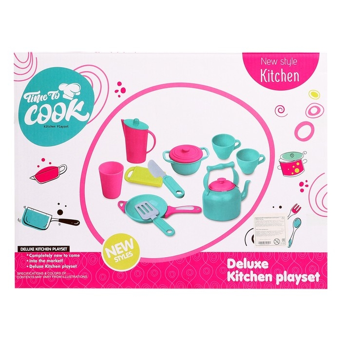 Набор посудки «Яркий ужин», 12 предметов Набор посудки «Яркий ужин», 12 предметов