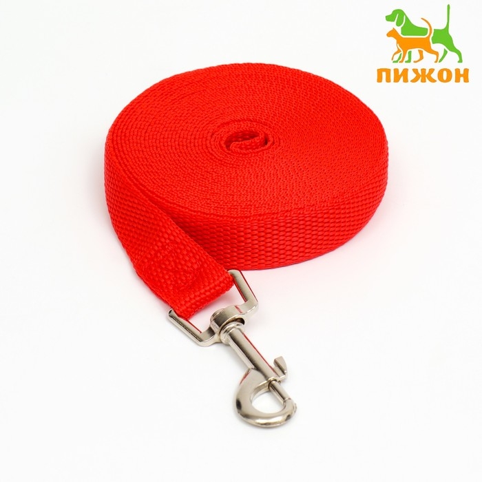 Поводок 5 м х 2 см, красный Поводок 5 м х 2 см, красный