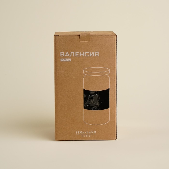 Банка стеклянная для хранения сыпучих продуктов SL Home «Валенсия», 2 л, 12×20,5 см, с деревянной крышкой Банка стеклянная для хранения сыпучих продуктов SL Home «Валенсия», 2 л, 12×20,5 см, с деревянной крышкой