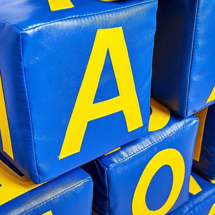 Набор мягких кубиков «Буквы», 10 элементов, МИКС Набор мягких кубиков «Буквы», 10 элементов, МИКС