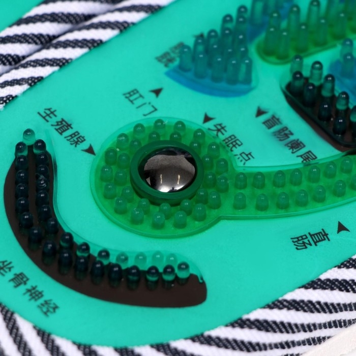 Массажер Tour Ma Line для ступней ног, тапочки, 39-43 размер. 1 пара Массажер Tour Ma Line для ступней ног, тапочки, 39-43 размер. 1 пара