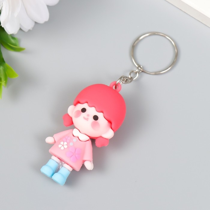 Брелок резина Брелок резина "Малышка/Малыш" МИКС 3х1,8х6 см