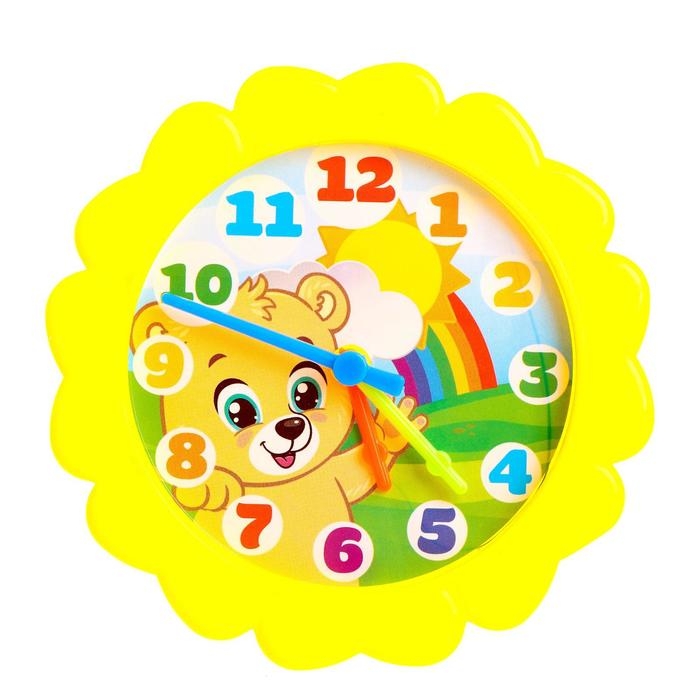 Часики игровые «Животные», учим время, считаем, МИКС