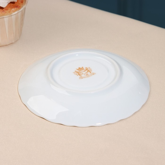 Блюдце «Rococo», d=12,5 см, фарфор