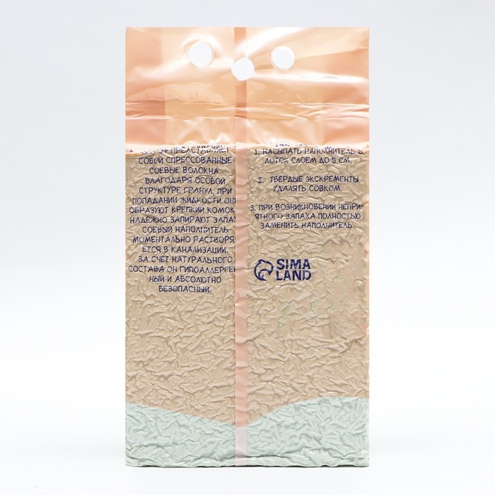 Наполнитель тофу Наполнитель тофу "Котэ", впитываемость 5 л, зелёный чай