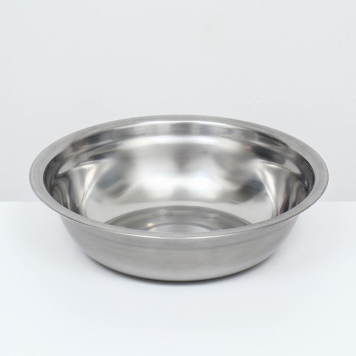Миска металлическая эконом, 1,5 л, 25 х 6 см Миска металлическая эконом, 1,5 л, 25 х 6 см