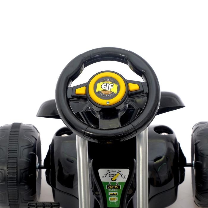 Веломобиль GO KART, цвет чёрный Веломобиль GO KART, цвет чёрный