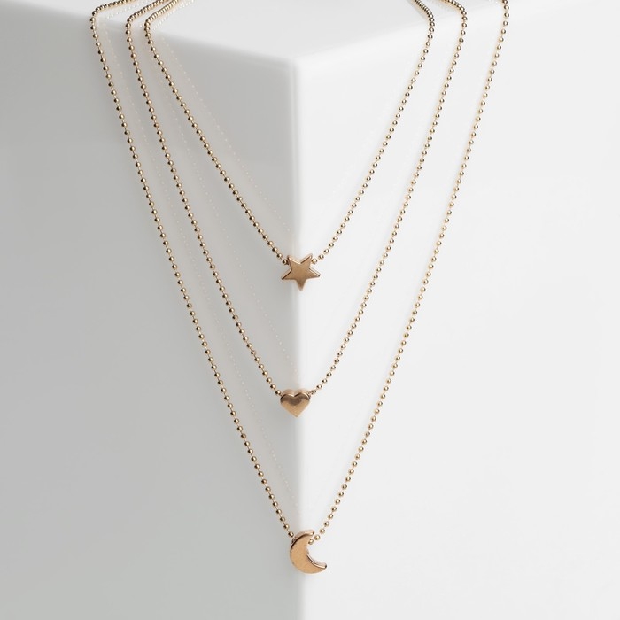 Кулон «Минимал» полумесяц, цвет золото, L= 45 см Кулон «Минимал» полумесяц, цвет золото, L= 45 см