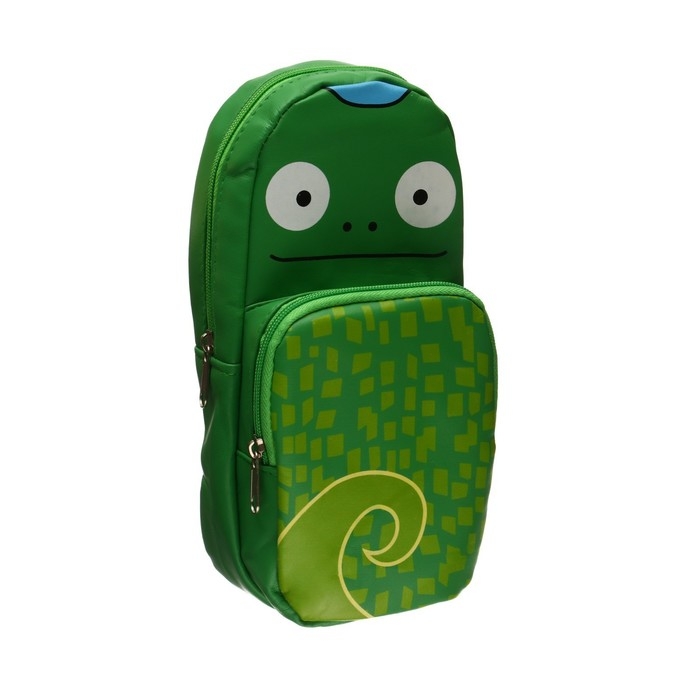 Пенал школьный на молнии Calligrata Пенал школьный на молнии Calligrata "Зверушка", 2 отделения, МИКС