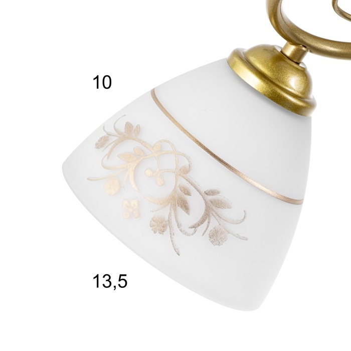 Люстра Люстра "Элора" 3хЕ27 40Вт золото 58х26 см