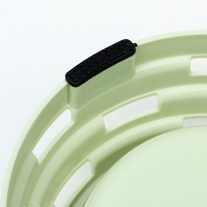 Миска металлическая двойная на пластиковом основании 2 х 160 мл, 25 х 14 х 5 см, зелёная Миска металлическая двойная на пластиковом основании 2 х 160 мл, 25 х 14 х 5 см, зелёная