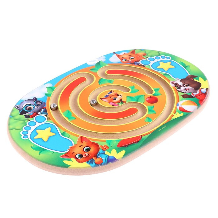 Балансир детский «Зверята», с лабиринтом Балансир детский «Зверята», с лабиринтом