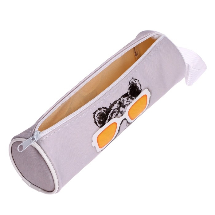 Пенал-тубус школьный на молнии, МИКС Пенал-тубус школьный на молнии, МИКС