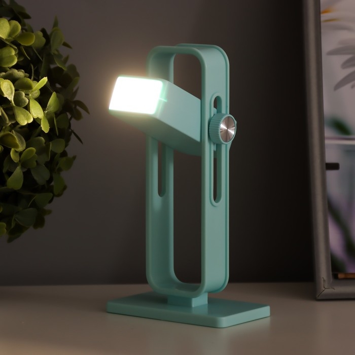 Ночник Ночник "Рудс" LED 3Вт USB АКБ синий 9х4,8х16 см