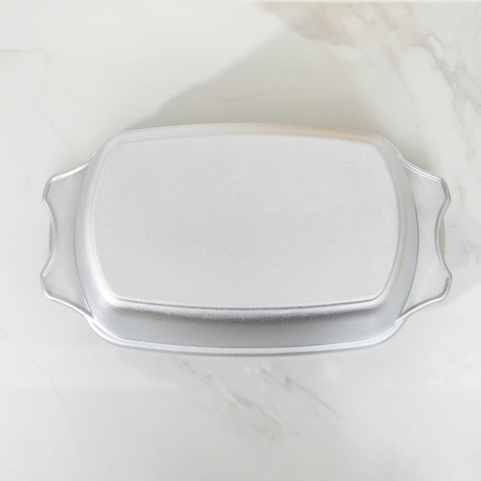 Гусятница алюминиевая, 5,5 л, h=12 см