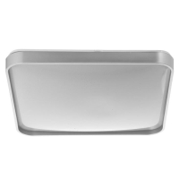Люстра с ПДУ 33088 72Вт LED 3000-6000К, диммир., серебро, 50х50х7 см