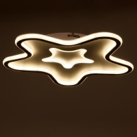 Люстра с ПДУ 1201/1 LED 90Вт 3000-6000К белый 47х47х8 см BayerLux