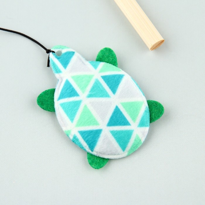 Дразнилка с игрушкой и шуршалкой «Черепаха», 7 см Дразнилка с игрушкой и шуршалкой «Черепаха», 7 см