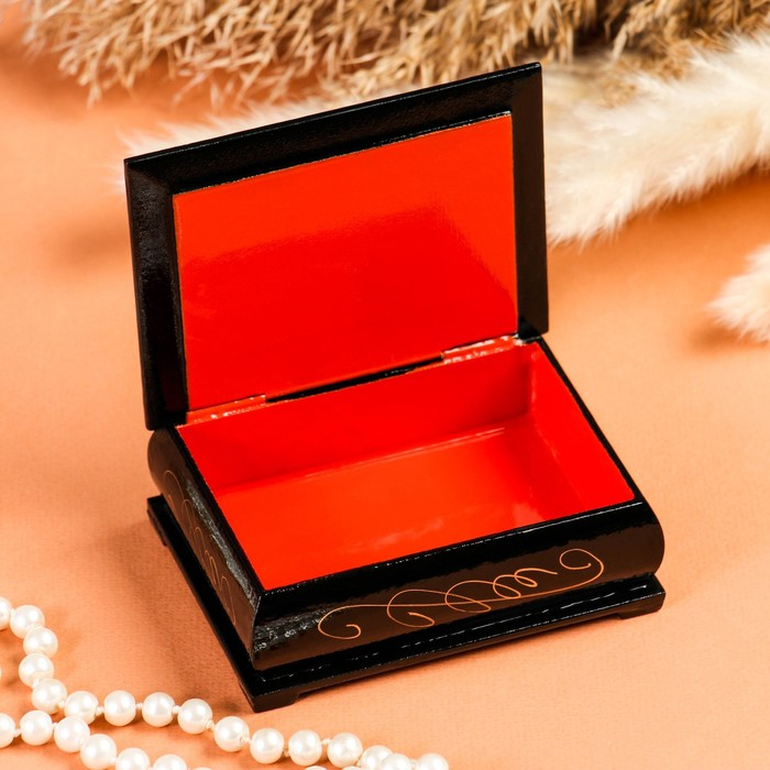 Шкатулка «Пионы в вазе», 7,5×10 см, лаковая миниатюра Шкатулка «Пионы в вазе», 7,5×10 см, лаковая миниатюра