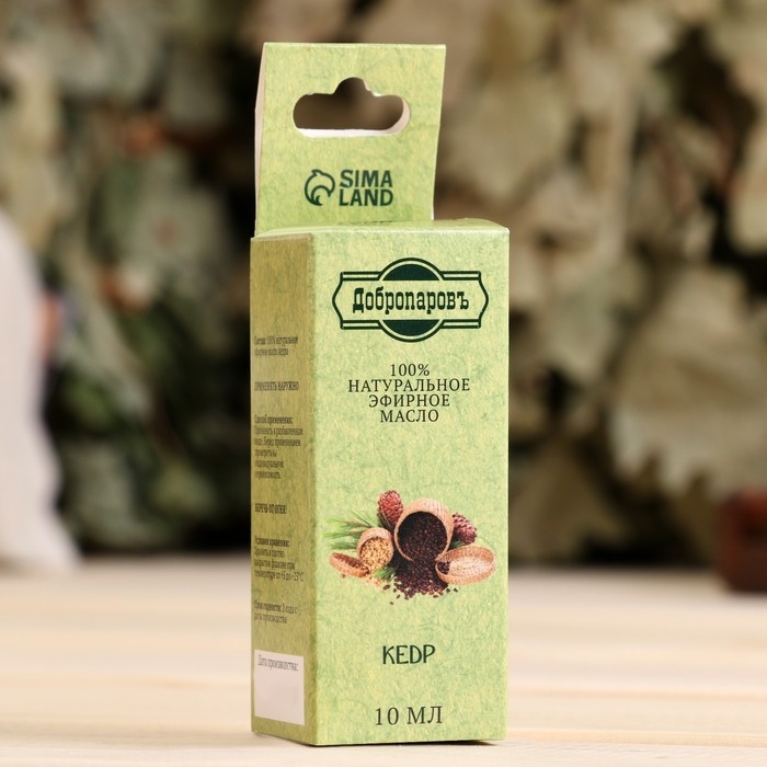 Эфирное масло Эфирное масло "Кедр", флакон-капельница, аннотация, 10 мл, "Добропаровъ"