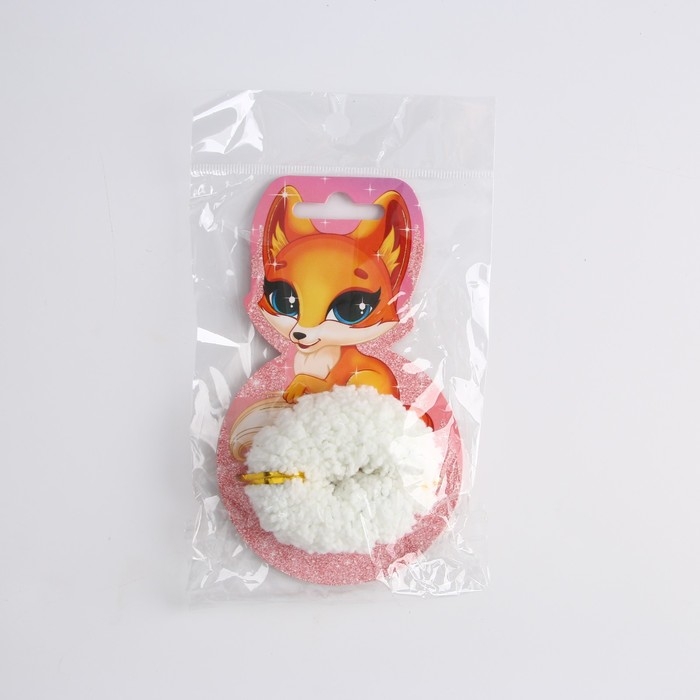 Резинка для волос флуоресцентная новогодняя «Милашке» на Новый год, светится в темноте, диам 7 см Резинка для волос флуоресцентная новогодняя «Милашке» на Новый год, светится в темноте, диам 7 см