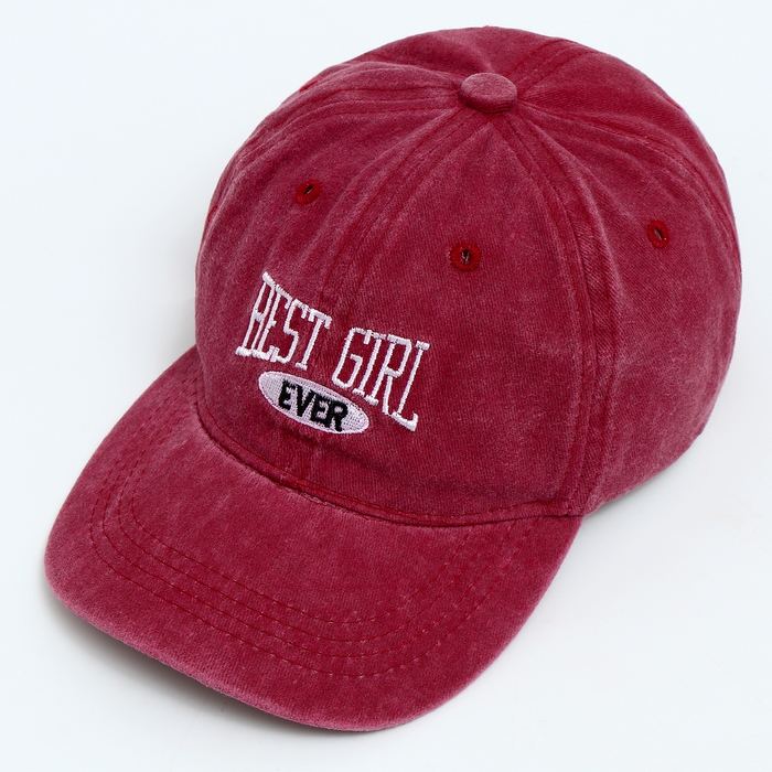 Кепка детская для девочки Best girl, джинса, р-р 52-54, 5-7 лет Кепка детская для девочки Best girl, джинса, р-р 52-54, 5-7 лет