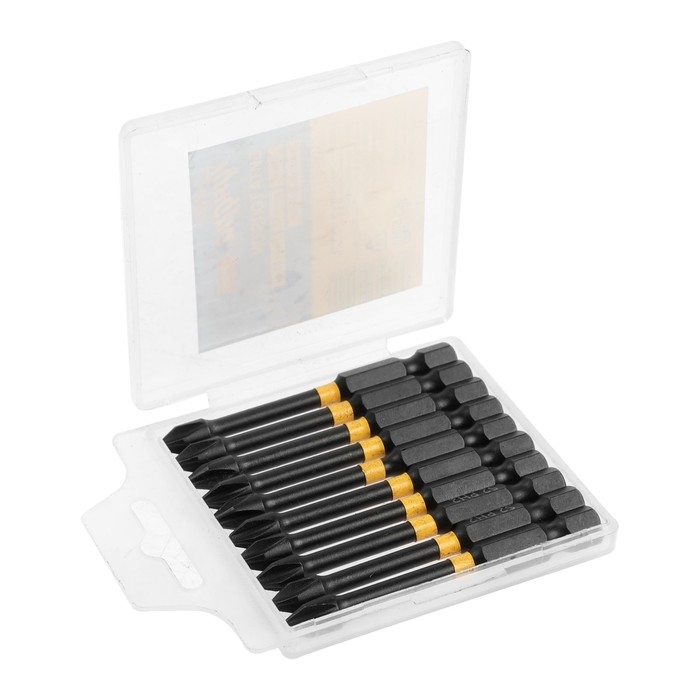 Бита ТУНДРА ПРОФИ, Torsion, сталь S2, PH2 х 65 мм, пластиковый кейс по 10 шт. Бита ТУНДРА ПРОФИ, Torsion, сталь S2, PH2 х 65 мм, пластиковый кейс по 10 шт.