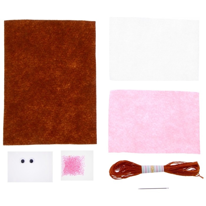 Набор для создания игрушки из фетра «Мишка» Набор для создания игрушки из фетра «Мишка»