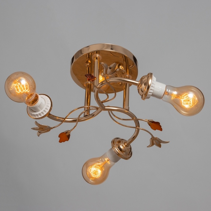 Люстра Люстра "Дикс" бп 3х40Вт Е27 Золото МОДЕЛЬ: 2612366