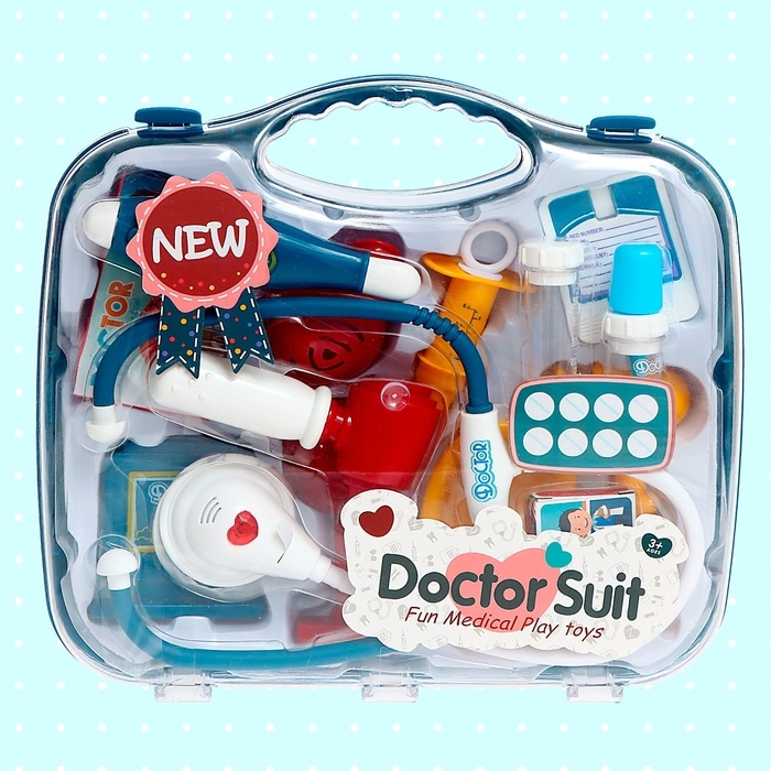 Игровой набор «Лучший доктор» в чемодане, 14 предметов Игровой набор «Лучший доктор» в чемодане, 14 предметов