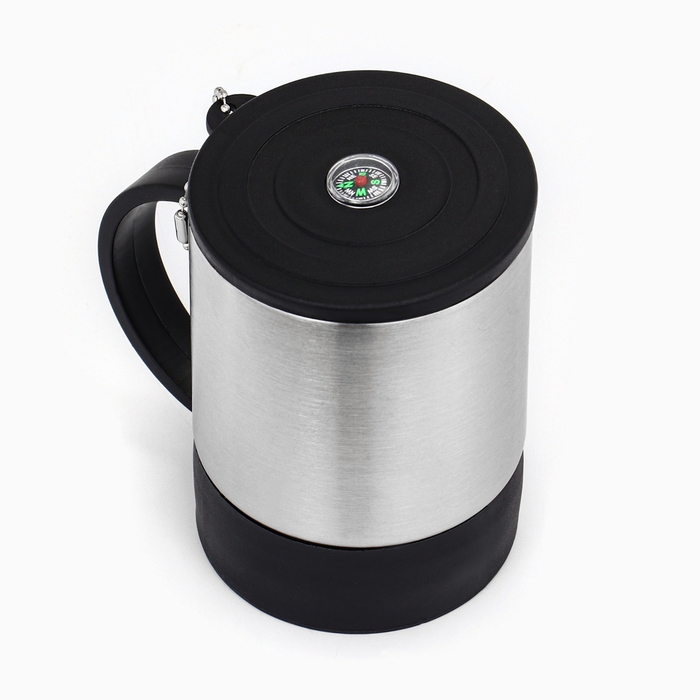 Термокружка, 180 мл, Туризм  Термокружка, 180 мл, Туризм "Эйлат", сохраняет тепло 2 ч, 10 х 9 см, компас