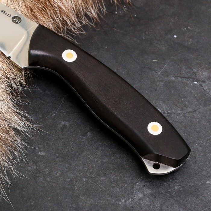 Нож кавказский Нож кавказский "Берш" с ножнами, сталь - 65х13, рукоять - граб