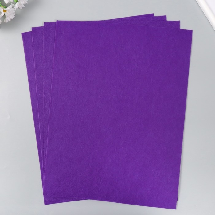 Фетр 1 мм Фетр 1 мм "Лиловый" набор 4 листа 30х40 см