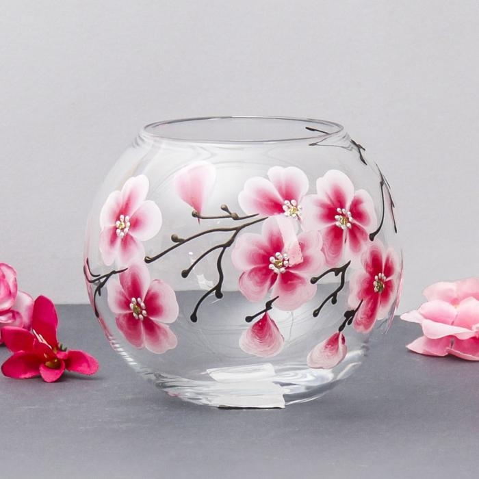 Ваза FLORA  Ваза FLORA "Сакура"  10,3х8см, V=0,8л