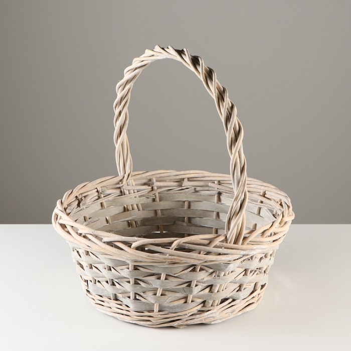 Набор корзин, 3 шт, 43х16/42 см, 35х14/35 см, 28х12/20 см, ива Набор корзин, 3 шт, 43х16/42 см, 35х14/35 см, 28х12/20 см, ива