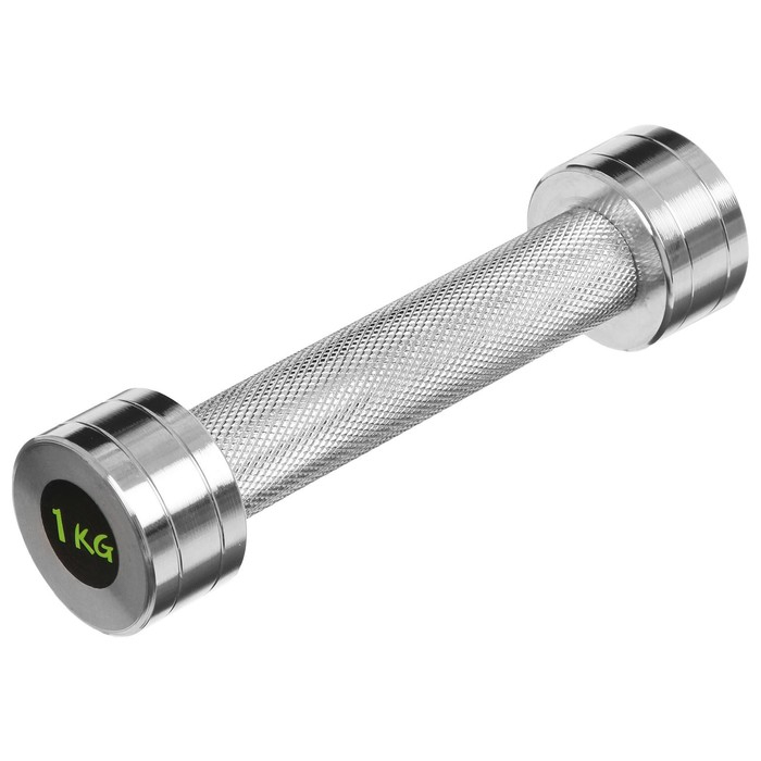 Гантель хромированная ONLYTOP, 1 кг