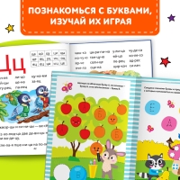 Набор обучающих книг 3 шт., «Напиши - сотри - изучи с букварём»