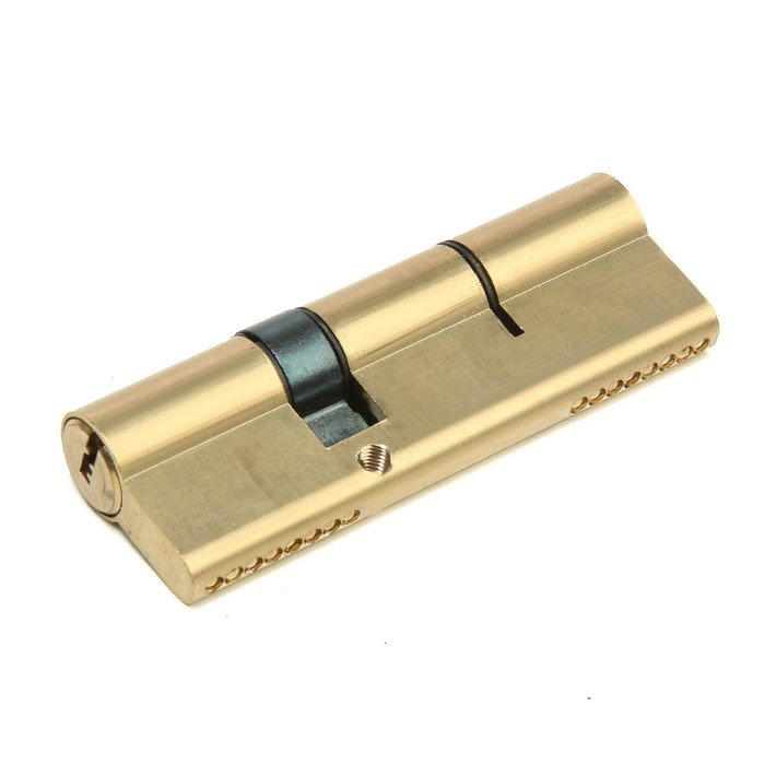 Цилиндровый механизм для китайской двери, 90 мм, латунь, цвет золото Цилиндровый механизм для китайской двери, 90 мм, латунь, цвет золото