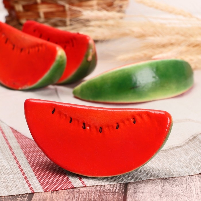 Муляж  Муляж "Долька арбуза" 14,5х6,5х4,5 см